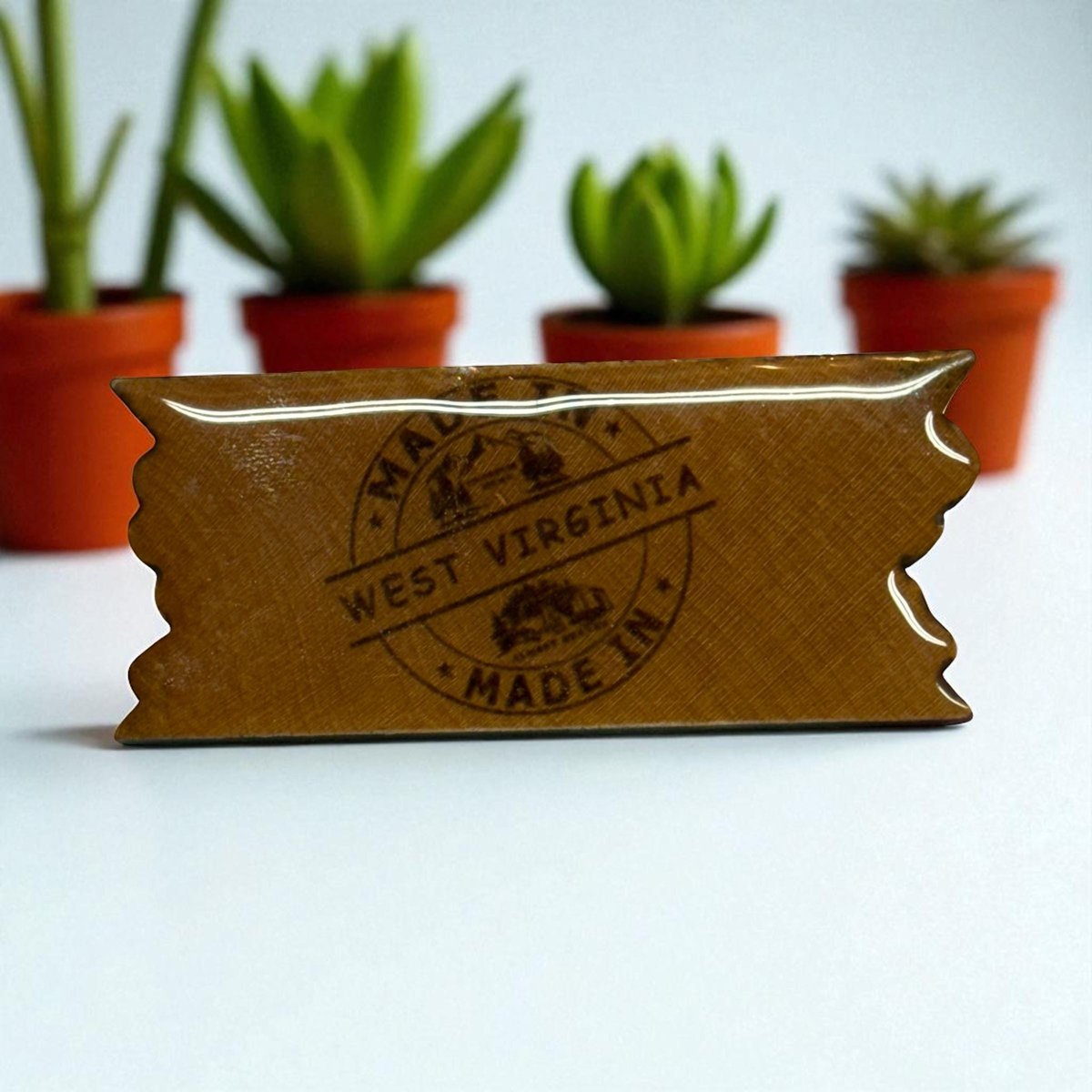 Wooden Magnets, Little Signs, Refrigerator magnet, wooden sign, just breathe