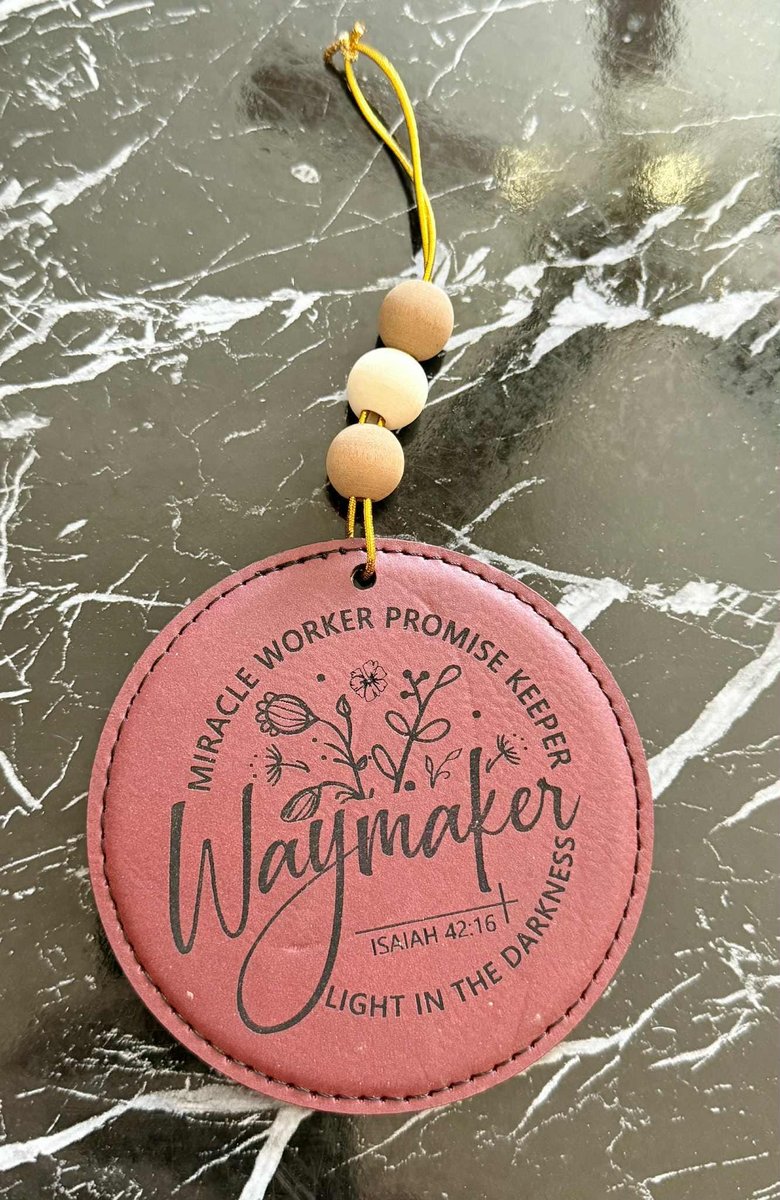 Christian Ornament | Let Me Tell You About My Jesus Ornament | Faux Leather Ornament | Faith | Religious Christmas | Inspirational Decor