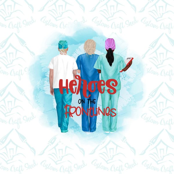 Heroes on the Frontline/Digital Designs/Sublimation/Doctors/PNG/