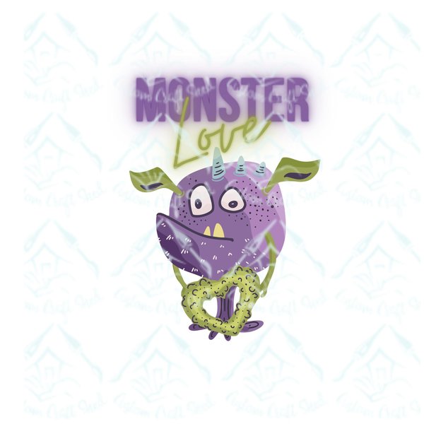 Monster Love/Sublimation/Digital Download/PNG/