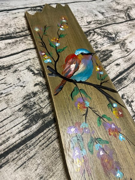 Find Joy in the Journey Hand Painted Wood Hanging Sign Decor